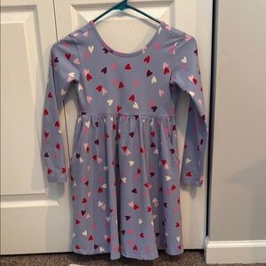 Heart print skater dress 💕